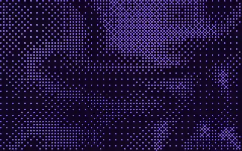 Retro 1-bit dither background