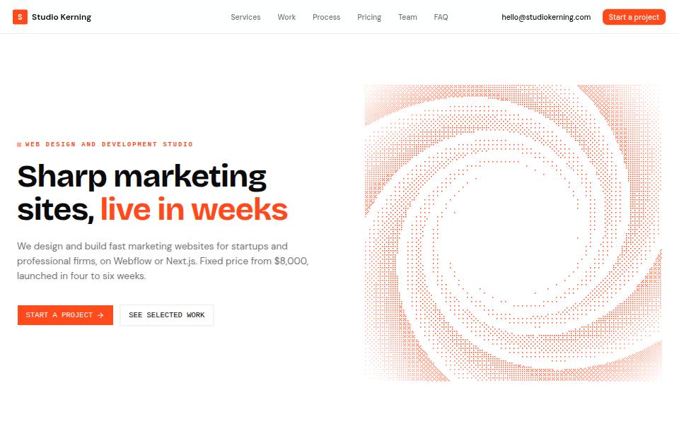 Studio Kerning template
